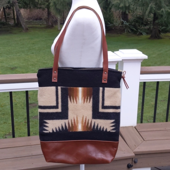 Nan-Made Handbags - Nan-Made Pendleton Large Bag